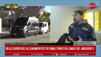 Desarticularon una red de narcomenudeo en Lomas del Mirador II